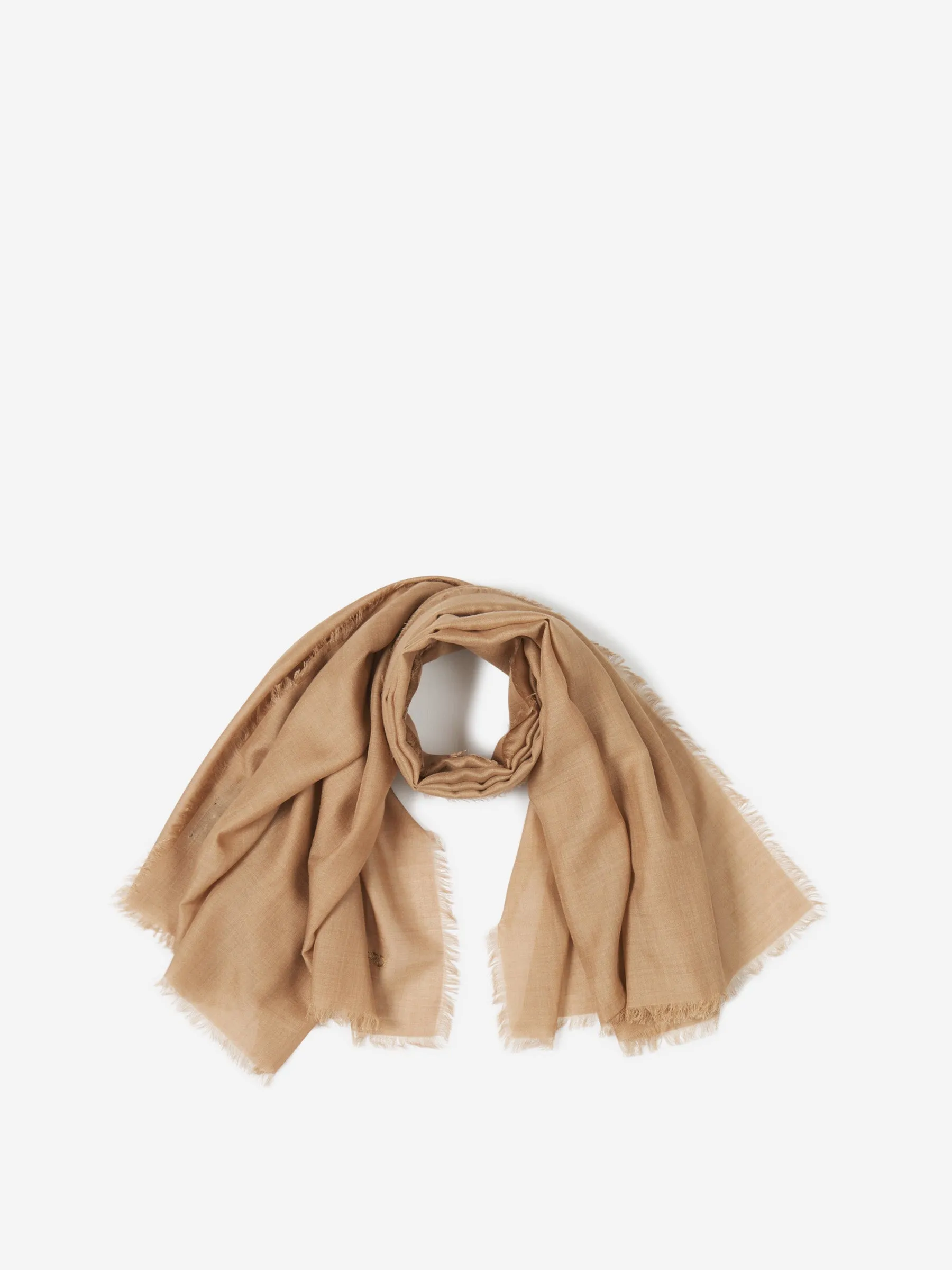 Tom Ford Logo Wool Scarf 